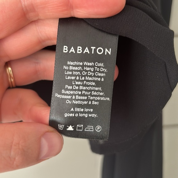 BABATON black tie blouse - Picture 5 of 6